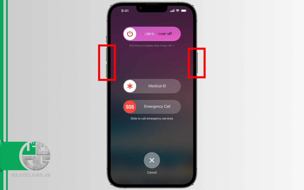 آموزش روش های خاموش کردن آیفون و آیپد - نسیه لند