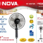 پنکه ایستاده نوا مدل NF- 4007SR کنترل دار